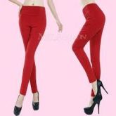calça cós alto